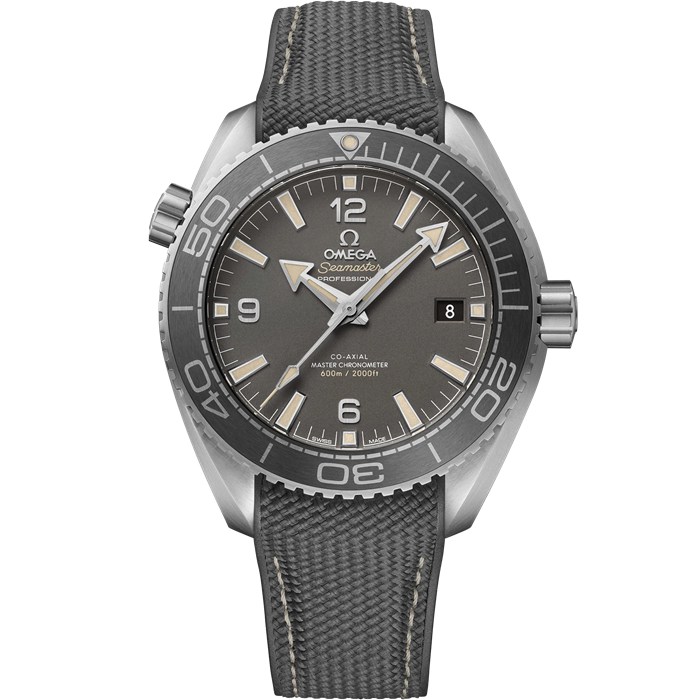 Omega Seamaster Planet Ocean 600M 43,5 mm, stalowy na gumowym pasku 215.32.44.21.01.002