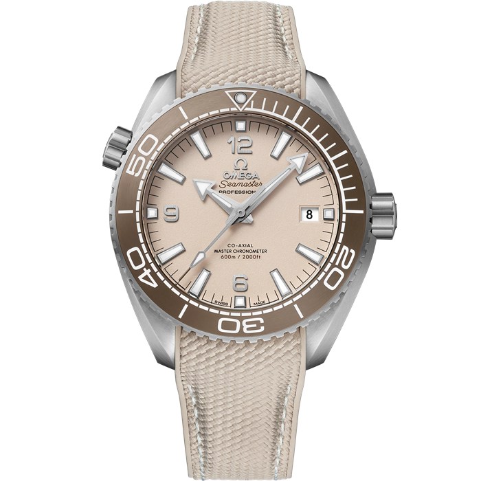 Omega Seamaster Planet Ocean 600M 43,5 mm, stalowy na gumowym pasku 215.32.44.21.09.001