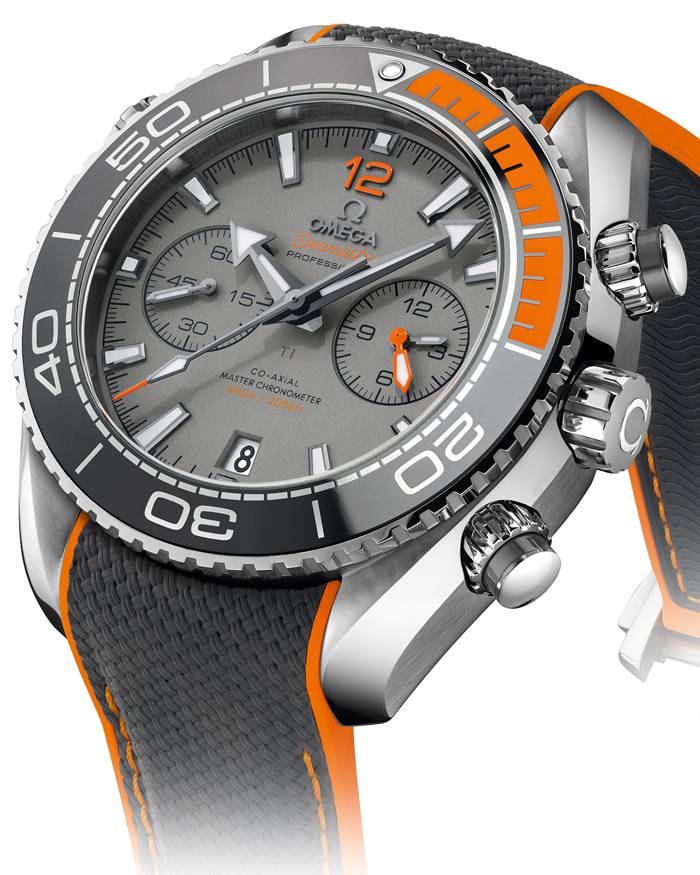Omega Seamaster Planet Ocean 600M 45,5 mm, tytan na gumowym pasku 215.92.46.51.99.001 - obrazek 2