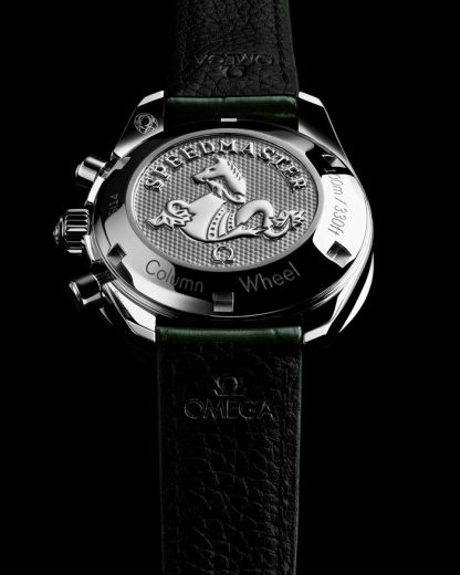 Omega Speedmaster 38 38 mm, stal na aligatorze 324.18.38.50.60.001 - obrazek 7