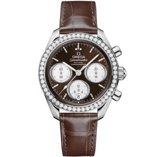 Omega Speedmaster 38 38 mm, stal na aligatorze 324.18.38.50.63.001