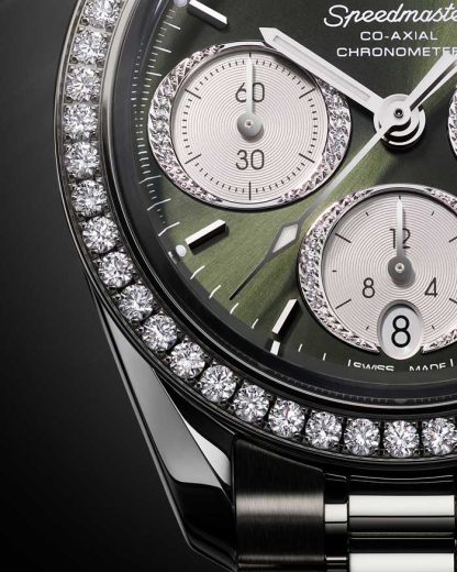 Omega Speedmaster 38 38 mm, stal na stalowym pasku 324.15.38.50.60.001 - obrazek 6