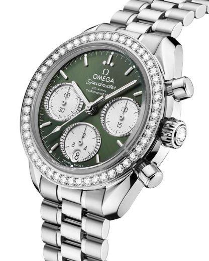 Omega Speedmaster 38 38 mm, stal na stalowym pasku 324.15.38.50.60.001 - obrazek 3