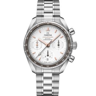 Omega Speedmaster 38 38 mm, stalowy na stalowym pasku 324.30.38.50.02.001
