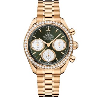 Omega Speedmaster 38 38 mm, złoto Moonshine™ na złocie Moonshine™ 324.55.38.50.60.001
