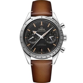 Omega Speedmaster '57 40,5 mm, stalowy na skórzanym pasku 332.12.41.51.01.001
