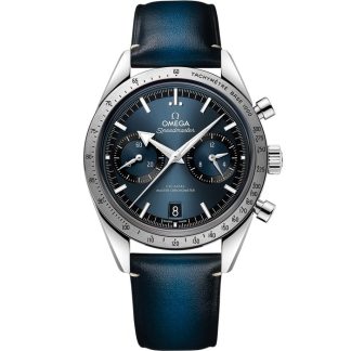 Omega Speedmaster '57 40,5 mm, stalowy na skórzanym pasku 332.12.41.51.03.001
