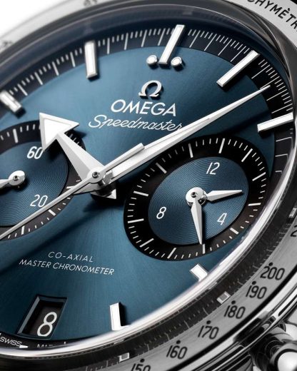 Omega Speedmaster '57 40,5 mm, stalowy na skórzanym pasku 332.12.41.51.03.001 - obrazek 3