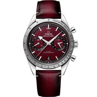 Omega Speedmaster '57 40,5 mm, stalowy na skórzanym pasku 332.12.41.51.11.001