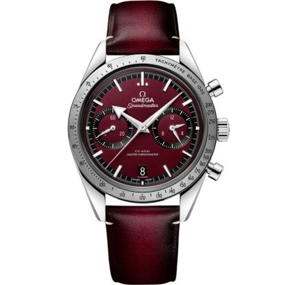 Omega Speedmaster '57 40,5 mm, stalowy na skórzanym pasku 332.12.41.51.11.001