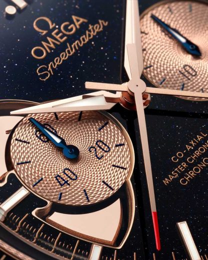 Omega Speedmaster Chrono Chime 45 mm, złoto Sedna™ na złocie Sedna™ 522.50.45.52.03.001 - obrazek 4