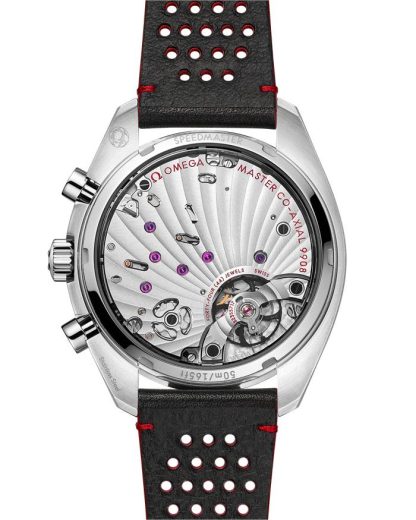 Omega Speedmaster Chronoscope 43 mm, stalowy na skórzanym pasku 329.32.43.51.02.001 - obrazek 2