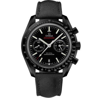 Omega Speedmaster Dark Side of the Moon 44,25 mm, czarna ceramika na powlekanym nylonowym pasku z zapięciem składanym 311.92.44.51.01.007