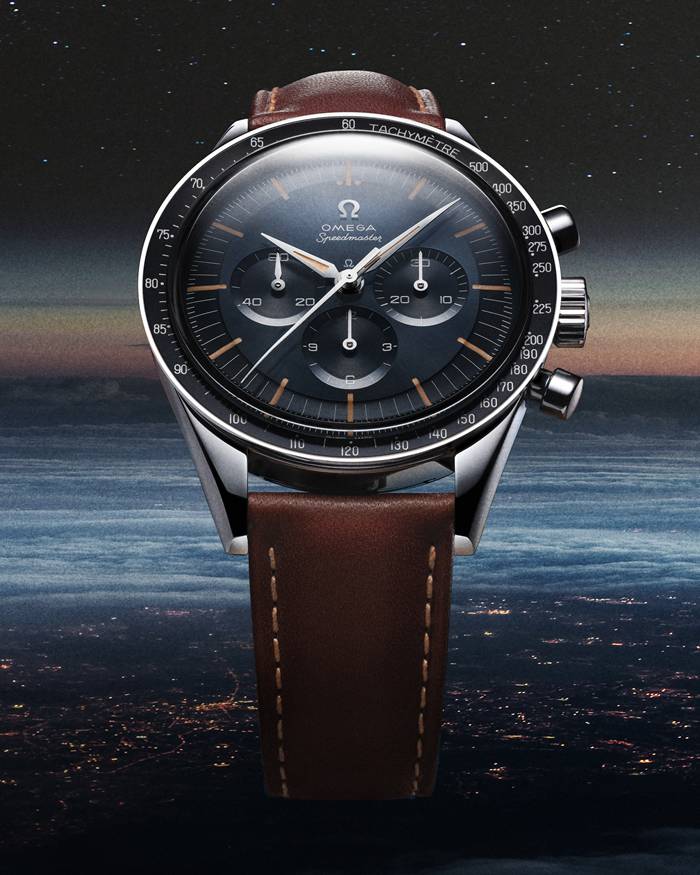 Omega Speedmaster First OMEGA in Space 39,7 mm, stalowy na skórzanym pasku 310.32.40.50.06.002 - obrazek 5