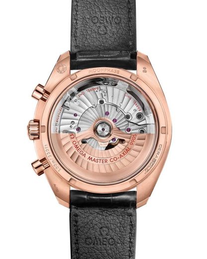 Omega Speedmaster Moonphase 44,25 mm, złoto Sedna™ na skórzanym pasku 304.63.44.52.01.001 - obrazek 2