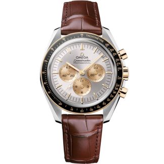 Omega Speedmaster Moonwatch Professional 42 mm, stal - złoto Moonshine™ na aligatorze 310.23.42.50.02.001
