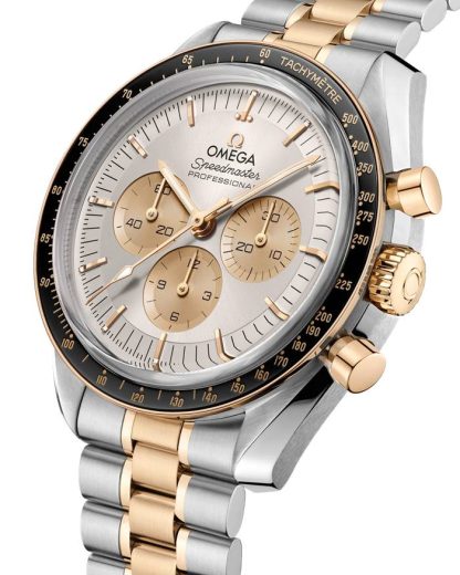 Omega Speedmaster Moonwatch Professional 42 mm, stal - złoto Moonshine™ na stali - złoto Moonshine™ 310.20.42.50.02.001 - obrazek 4