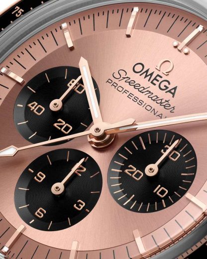 Omega Speedmaster Moonwatch Professional 42 mm, stal - złoto Sedna™ na aligatorze 310.23.42.50.99.001 - obrazek 4