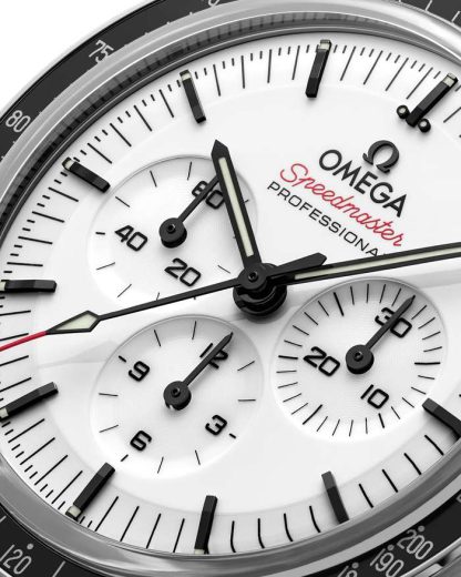 Omega Speedmaster Moonwatch Professional 42 mm, stalowy na gumowym pasku 310.32.42.50.04.001 - obrazek 3
