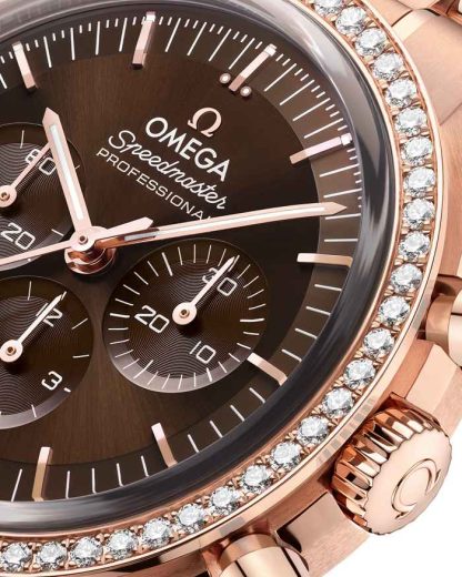 Omega Speedmaster Moonwatch Professional 42 mm, złoto Sedna™ na złocie Sedna™ 310.55.42.50.13.001 - obrazek 3