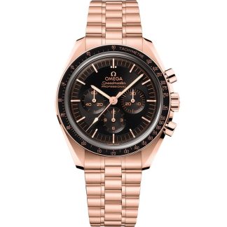 Omega Speedmaster Moonwatch Professional 42 mm, złoto Sedna™ na złotym pasku Sedna™ 310.60.42.50.01.001