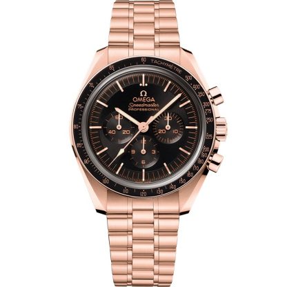 Omega Speedmaster Moonwatch Professional 42 mm, złoto Sedna™ na złotym pasku Sedna™ 310.60.42.50.01.001