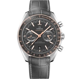 Omega Speedmaster Racing 44.25 mm, stalowy na skórzanym pasku 329.23.44.51.06.001