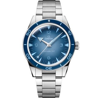 Omega Summer Blue Seamaster 300 41 mm, stal na stali 234.30.41.21.03.002
