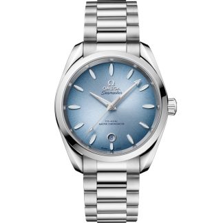 Omega Summer Blue Seamaster Aqua Terra 150M 38 mm, stal na stali 220.10.38.20.03.004