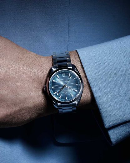 Omega Summer Blue Seamaster Aqua Terra 150M 41 mm, stal na stali 220.10.41.21.03.005 - obrazek 4