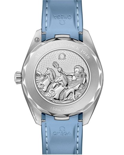 Omega Summer Blue Seamaster Aqua Terra 150M 41 mm, stalowy na gumowym pasku 220.12.41.21.03.008 - obrazek 2