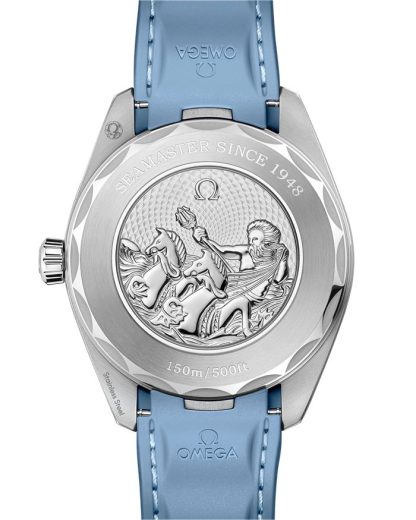 Omega Summer Blue Seamaster Aqua Terra 150M 43 mm, stalowy na gumowym pasku 220.12.43.22.03.002 - obrazek 2