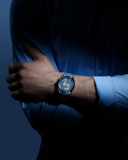 Omega Summer Blue Seamaster Aqua Terra 150M 43 mm, stalowy na gumowym pasku 220.12.43.22.03.002 - obrazek 4