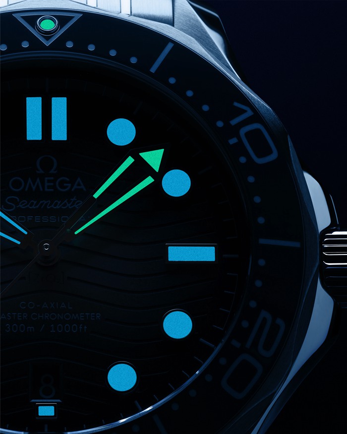 Omega Summer Blue Seamaster Diver 300M 42 mm, stalowy na gumowym pasku 210.32.42.20.03.002 - obrazek 5