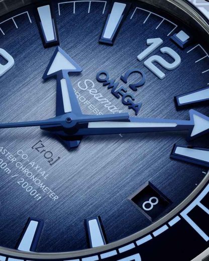 Omega Summer Blue Seamaster Planet Ocean 600M 39,5 mm, stal na stali 215.30.40.20.03.002 - obrazek 3