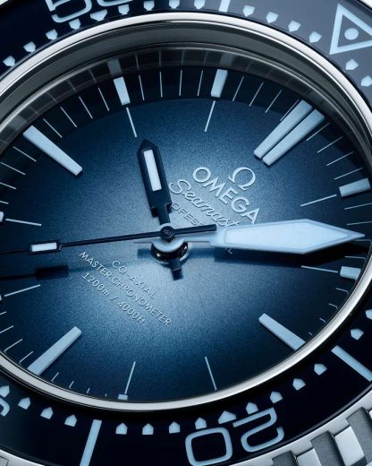 Omega Summer Blue Seamaster Ploprof 1200M 55x45 mm, O-MEGASTEEL na gumowym pasku 227.32.55.21.03.001 - obrazek 3