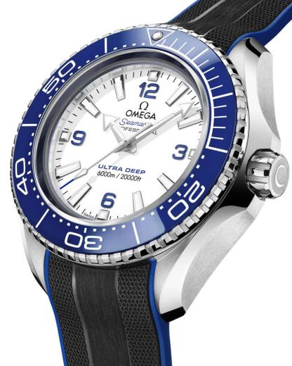 Omega Ultra Deep Seamaster Planet Ocean 6000M 45,5 mm, O-MEGASTEEL na gumowym pasku 215.32.46.21.04.001 - obrazek 3