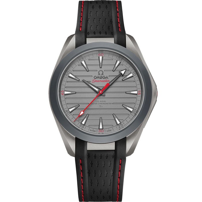 Omega Ultra Light Seamaster Aqua Terra 150M 41 mm, tytan na gumowym pasku 220.92.41.21.06.001