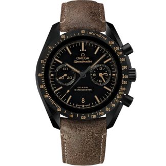 Omega Vintage Black Speedmaster Dark Side of the Moon 44,25 mm, czarna ceramika na skórzanym pasku 311.92.44.51.01.006