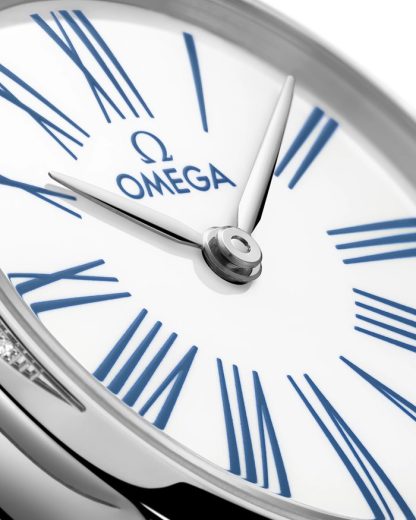 Zegarek męski Omega De Ville Mini Trésor 26 mm, stal na toile de jouy 428.17.26.60.04.001 - obrazek 3