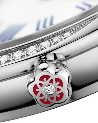 Zegarek męski Omega De Ville Mini Trésor 26 mm, stal na toile de jouy 428.17.26.60.04.001 - obrazek 4