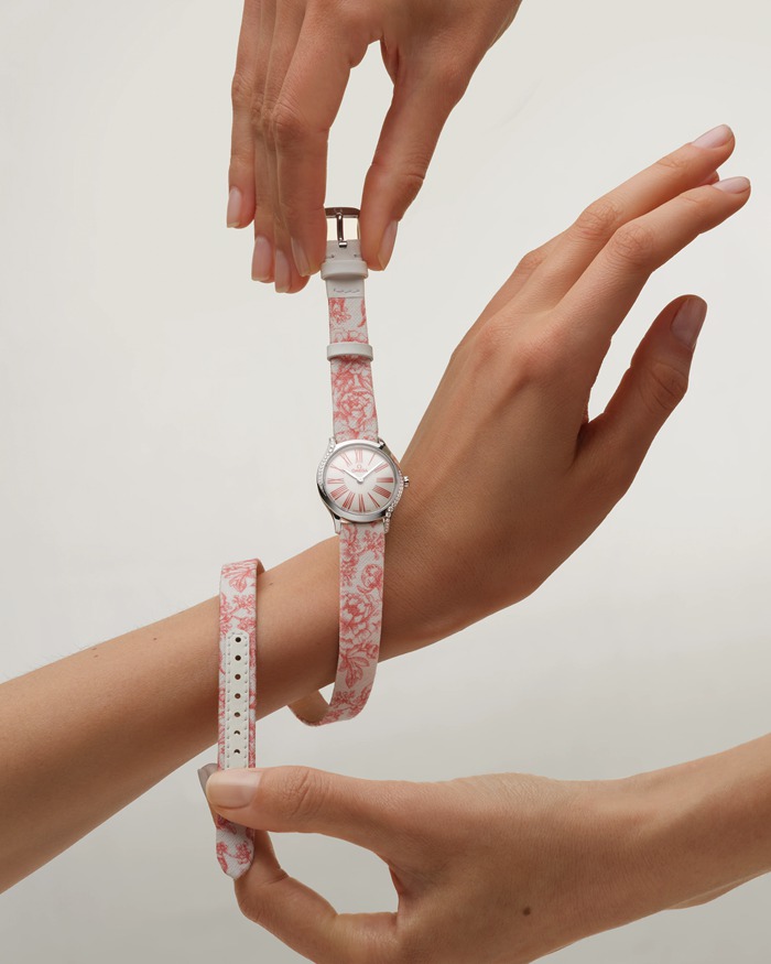 Zegarek męski Omega De Ville Mini Trésor 26 mm, stal na toile de jouy 428.17.26.60.04.003 - obrazek 6