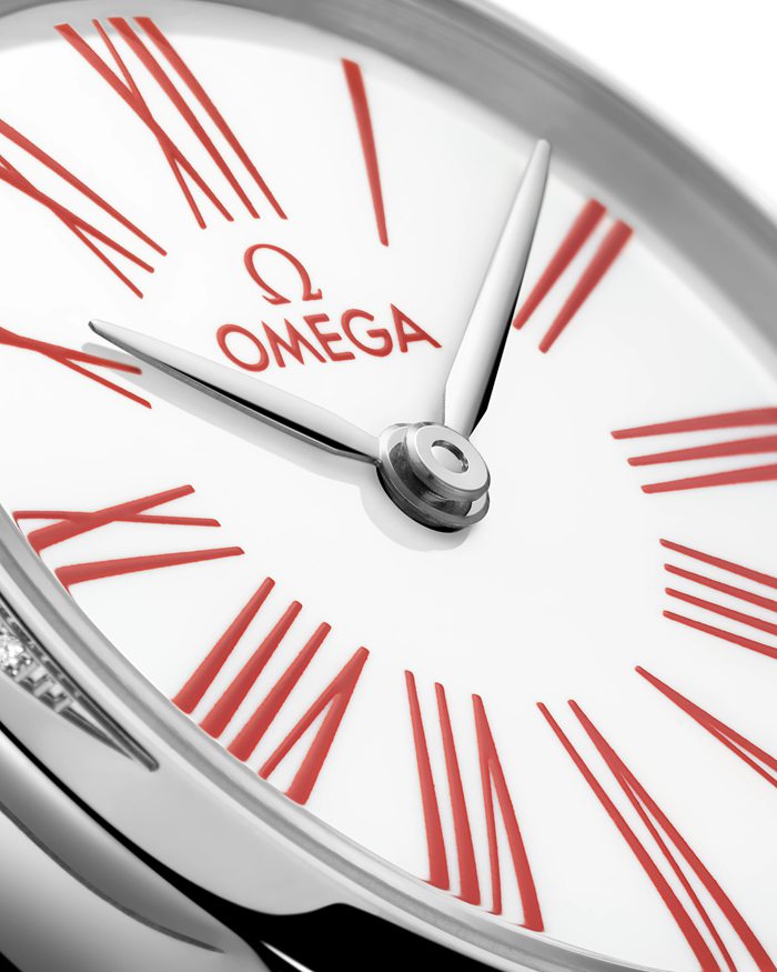 Zegarek męski Omega De Ville Mini Trésor 26 mm, stal na toile de jouy 428.17.26.60.04.003 - obrazek 3